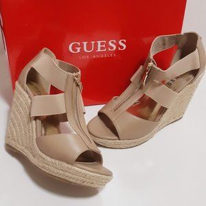 GUESS "Lora" zip-front espadrille